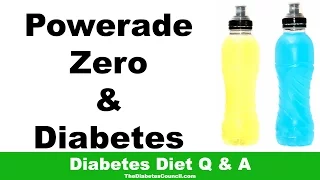 Is Powerade Zero Good For Diabetes