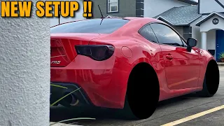 How to install Lowering springs on Scion Frs/Brz/86 - Wheel Setup For The FRS !!