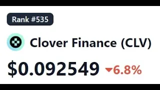 ✅🆓 -Clover Finance (CLV)/USDT - небольшая коррекция #cloverfinance #clv #криптовалюта #крипта