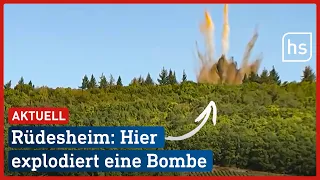 Bombe bei Rüdesheim erfolgreich gesprengt | hessenschau