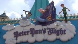 Peter Pan's Flight Full Ride-Through, HD POV at Magic Kingdom in Fantasyland, Walt Disney World