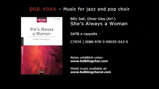 Billy Joel / Oliver Gies (Arr.) - She's Always a Woman