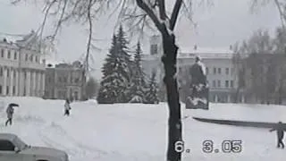 Житомир - Снегопад 06.03.2005.avi