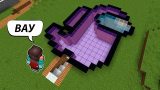 ПОСТРОИЛА ДОМ-АМОНГУСА В МАЙНКРАФТ! Вики Фокс Minecraft