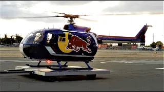 Red Bull Start-Up & Takeoff MBB Bo 105 Helicopter | See it at the Pacific Huntington Beach Airshow