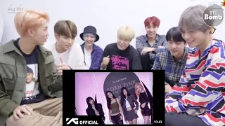 BTS Reaction to Blackpink 'B.P.M Roll-5 (Fanmade 💜)