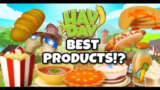 HAY DAY BEST PRODUCTS TO SELL & MAKE MONEY!