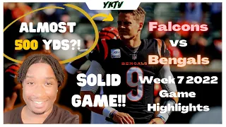 Atlanta Falcons vs. Cincinnati Bengals Reaction | NFL Week 7 2022 FULL GAME HIGHLIGHTS