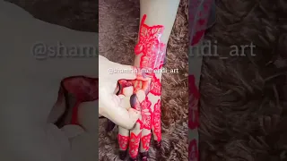 How to Apply Henna Sticker/stencil #shorts #youtubeshorts #stencil #stencilart #mehndidesign #mehend