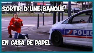 Sortir d'une banque en Casa De Papel - Défi Prank - Les Inachevés