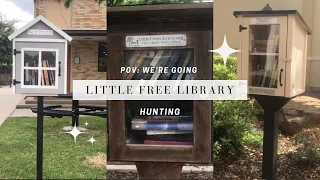 ✨POV: We’re going LFL hunting✨ || Little Free Library Vlog