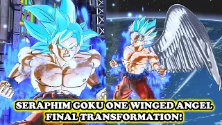 SERAPHIM GOKU ONE WINGED ANGEL! Final Transformation From Heaven! Dragon Ball Xenoverse 2 Mods