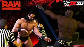 Drew McIntyre vs Bobby Lashley - Brawl Match- RAW 2020- WWE-2K20- Gameplay
