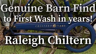 From genuine Barn Find to First Wash in years. Raleigh Chiltern 3-speed loop frame bicycle.