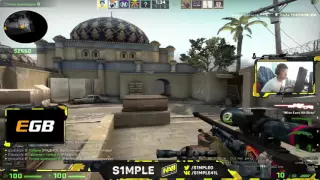 CS:GO - s1mple playing FPL on de_dust2 #2