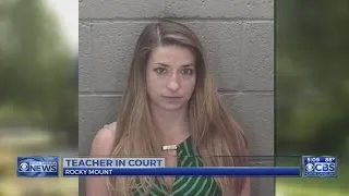 Former Rocky Mount teacher accused of sexual relationships with students appears in court