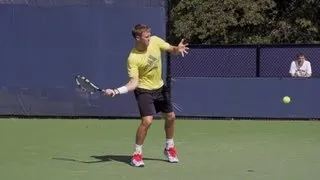 Jack Sock Forehand In Super Slow Motion - 2013 Cincinnati Open