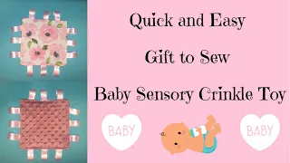 Quick and Easy Baby Gift to Sew