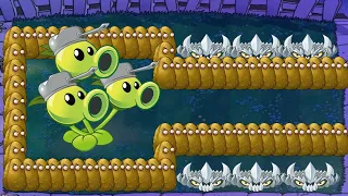 Threepeater vs Tall-nut vs 999 Giga Gargantuar vs Dr.Zomboss - Plants vs Zombies Hack