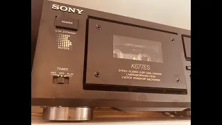 Sony TC- K677ES Cassette Deck - Play & Record Demo