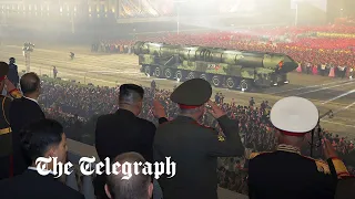 North Korea shows combat and spy drones at 'Victory Day' military parade