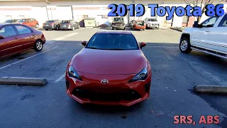 2019 Toyota 86 горит SRS и ABS C1231