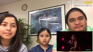 Family Reacts to Abby Cates Sings Next to Me The Voice 2018 Live Playoffs Top 24
