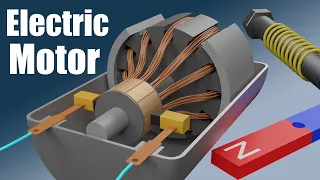 Як працює електродвигун? (DC Motor)