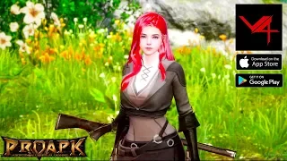 V4 Gameplay Android / iOS (Open World MMORPG) (by NEXON)(KR)