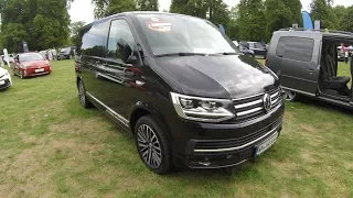 Volkswagen VW T6 Multivan generation six deep black colour new model walkaround + interior K1303