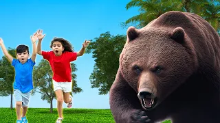 BEAR VIDEO FOR KIDS| Educational wild animals adventure by Atrin and Soren in Great Bear Wilderness