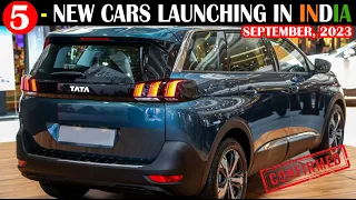 05 Upcoming Cars Launching in India!😍 SEPTEMBER , 2023 🤩All Details
