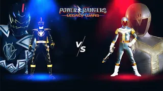 Dino Thunder Black VS Titanium Silver | Power Rangers Legacy Wars