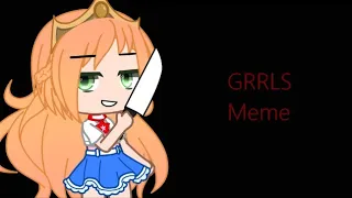 GRRRLS Meme||Elizabeth Afton||My AU