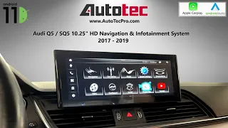 *AutoTecPro* Audi Q5 (2017 - 2018) 10.25" HD Android Navigation Wireless CarPlay Android Auto