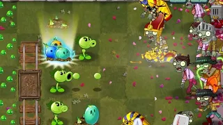 Climax of PvZ 2 Combination of Bowling Bulb and Hot Date I Plants Vs Zombies 2