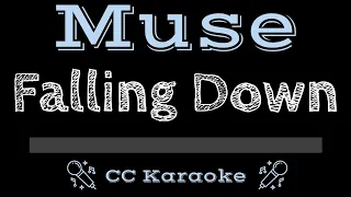 Muse • Falling Down (CC) [Karaoke Instrumental Lyrics]