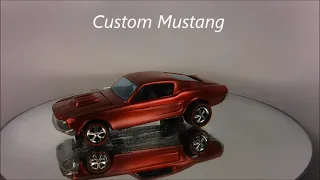 Hot Wheels Redline Custom Mustang - #6206 - issued 1968 - diecast restoration