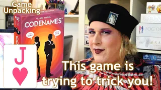 Game Unpacking: Codenames, or how to make your friends think they're playing a party game