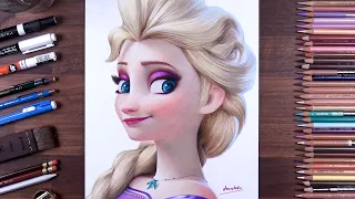 Drawing Frozen: Elsa | drawholic