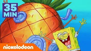 SpongeBob | 30 minuten lang elke keer dat Spongebobs Ananas werd omgebouwd! | Nickelodeon Nederlands