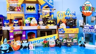 Batman Imaginext Playset Toys Mega Opening Kinder Surprise Egg Hunt Spiderman Disney Cars Toy Club