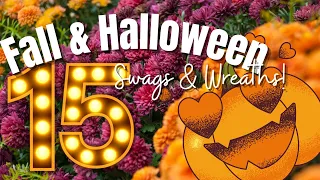 UNIQUE Fall And Halloween Wreaths That Look BOUTIQUE Gorgeous!