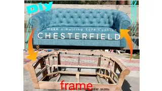 Chesterfield town centre// Kulting Sofa frame step by step // How To Make Cutting Sofa Frame