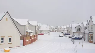 The Beast from the East hits Glasgow Timelapse