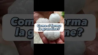 Come si forma la #grandine 🤔🧊 #hail #meteo #science #clima #ambiente #storm #natura #estate #ita