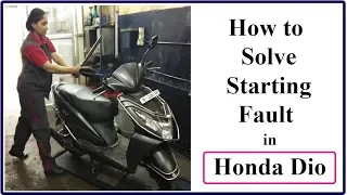 DIY Starting Problem I Honda Dio starting problem I English Use Headphone I Chennai I AMT I MMI