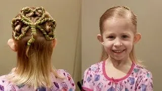 Shamrock // St. Patricks Day Hair // 3 leaf Clover Cute Girls Hairstyles