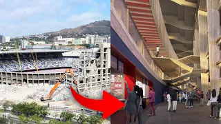 SPECTACULAR TIMELAPSE of the works in the Spotify Camp Nou 🏗️🤯