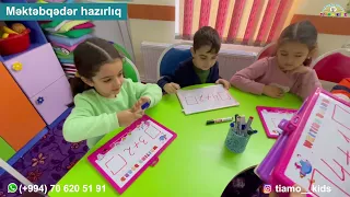 Məktəbəqədər hazırlıq proqramı.Riyaziyyat dərsi.Tiamo Kids Dahi Uşaqlar Mərkəzi.